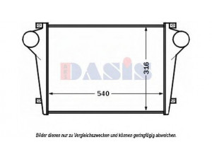 AKS DASIS 407009N tarpinis suslėgto oro aušintuvas, kompresorius 
 Variklis -> Oro tiekimas -> Įkrovos agregatas (turbo/superįkrova) -> Tarpinis suslėgto oro aušintuvas
96412340
