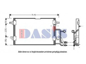 AKS DASIS 482020N kondensatorius, oro kondicionierius 
 Oro kondicionavimas -> Kondensatorius
8D0260401A, 8D0260401D, 8D0260403C