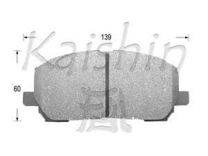 KAISHIN FK2231 stabdžių trinkelių rinkinys, diskinis stabdys 
 Techninės priežiūros dalys -> Papildomas remontas
0446548020, 0446548090, 446548020