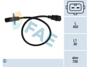 FAE 79001 RPM jutiklis, variklio valdymas 
 Variklis -> Variklio elektra
5944390, 60512971, 60572239, 5944390