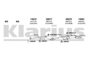 KLARIUS 930371E išmetimo sistema 
 Išmetimo sistema -> Išmetimo sistema, visa