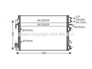 AVA QUALITY COOLING CR5123 kondensatorius, oro kondicionierius