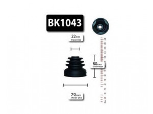 SHAFTEC BK1043 gofruotoji membrana, kardaninis velenas 
 Ratų pavara -> Gofruotoji membrana