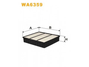WIX FILTERS WA6359 oro filtras 
 Filtrai -> Oro filtras
481, MD620737, MD620738, MZ311784