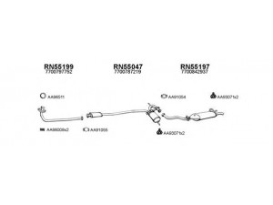 VENEPORTE 550270 išmetimo sistema 
 Išmetimo sistema -> Išmetimo sistema, visa