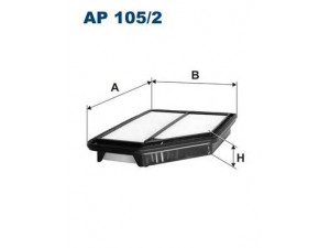 FILTRON AP105/2 oro filtras 
 Techninės priežiūros dalys -> Techninės priežiūros intervalai
17220RMA505, 17220RMAE00