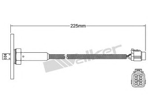 WALKER PRODUCTS 250-24507 lambda jutiklis 
 Variklis -> Variklio elektra
89465 19366