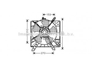 AVA QUALITY COOLING KA7505 ventiliatorius, radiatoriaus 
 Aušinimo sistema -> Oro aušinimas
0K30B15025B, 0K30B15025C, OK30B15025B