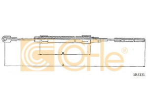 COFLE 10.4131 trosas, stovėjimo stabdys 
 Stabdžių sistema -> Valdymo svirtys/trosai
34411160134