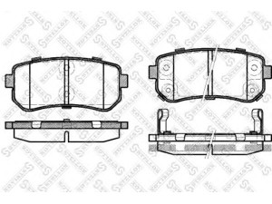 STELLOX 001 087L-SX stabdžių trinkelių rinkinys, diskinis stabdys 
 Techninės priežiūros dalys -> Papildomas remontas
1GA0058302, 58302-1HA10, 58302-1JA30