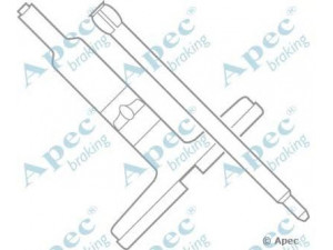 APEC braking KIT1001 priedų komplektas, stabdžių trinkelė 
 Stabdžių sistema -> Būgninis stabdys -> Dalys/priedai