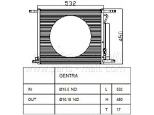 PARTS-MALL PXNCC-028 kondensatorius, oro kondicionierius
94838818, 95227758, 96802950, P94838818