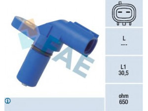 FAE 79255 RPM jutiklis, automatinė transmisija 
 Transmisija -> Automatinė pavarų dėžė -> Jutiklis
1256781, 3N21-7M101-AA, 4710773