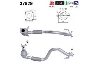 AS 37929 katalizatoriaus keitiklis 
 Išmetimo sistema -> Katalizatoriaus keitiklis
1K0254301JX