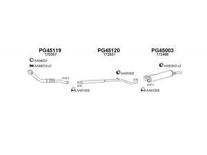 VENEPORTE 450050 išmetimo sistema 
 Išmetimo sistema -> Išmetimo sistema, visa