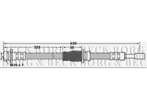 BORG & BECK BBH7182 stabdžių žarnelė 
 Stabdžių sistema -> Stabdžių žarnelės
GBH90289, SHB100800