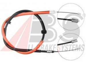 A.B.S. K17317 trosas, stovėjimo stabdys 
 Stabdžių sistema -> Valdymo svirtys/trosai
8200 694 016, 8200042064