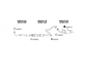 VENEPORTE 530018 išmetimo sistema
