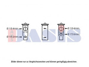 AKS DASIS 840222N išsiplėtimo vožtuvas, oro kondicionavimas 
 Oro kondicionavimas -> Vožtuvai
8851560150