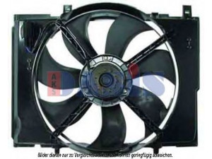 AKS DASIS 528022N ventiliatorius, radiatoriaus 
 Aušinimo sistema -> Oro aušinimas