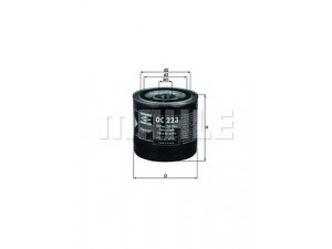 KNECHT OC 223 alyvos filtras 
 Techninės priežiūros dalys -> Techninės priežiūros intervalai
4186267, 8933004195, J0033408, J0871919