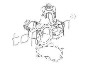 TOPRAN 500 309 vandens siurblys 
 Aušinimo sistema -> Vandens siurblys/tarpiklis -> Vandens siurblys
0 393 340, 1 742 598, 1 742 647