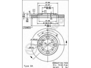 BREMBO 09.6705.10 stabdžių diskas 
 Stabdžių sistema -> Diskinis stabdys -> Stabdžių diskas
MB618629