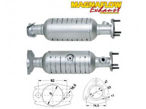 MAGNAFLOW 73004 katalizatoriaus keitiklis 
 Išmetimo sistema -> Katalizatoriaus keitiklis
18160PEMG00