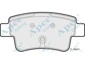 APEC braking PAD1559 stabdžių trinkelių rinkinys, diskinis stabdys 
 Techninės priežiūros dalys -> Papildomas remontas
50902169, 77363959, 1605356, 93189823