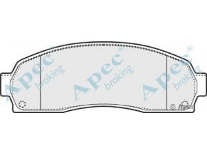APEC braking PAD1381 stabdžių trinkelių rinkinys, diskinis stabdys 
 Techninės priežiūros dalys -> Papildomas remontas
1L2Z2001AA, 1L522001AA, 1L5Z2001AA