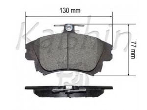 KAISHIN D6126 stabdžių trinkelių rinkinys, diskinis stabdys 
 Techninės priežiūros dalys -> Papildomas remontas
M850976