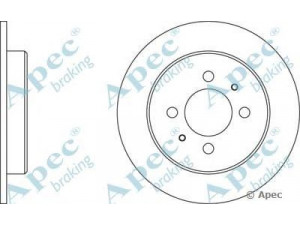 APEC braking DSK347 stabdžių diskas 
 Dviratė transporto priemonės -> Stabdžių sistema -> Stabdžių diskai / priedai
MB699287, MB699287