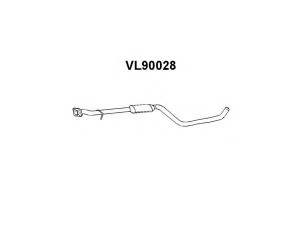 VENEPORTE VL90028 priekinis duslintuvas 
 Išmetimo sistema -> Duslintuvas
3445876, 3453210