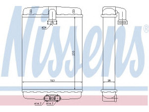 NISSENS 72013 šilumokaitis, salono šildymas 
 Šildymas / vėdinimas -> Šilumokaitis
202 830 04 61, 210 830 04 61, 210 830 05 61
