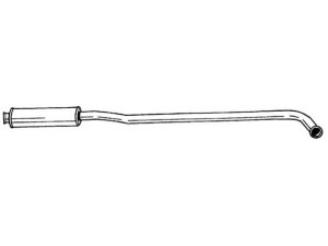 AKS DASIS SG50434 vidurinis duslintuvas 
 Išmetimo sistema -> Duslintuvas
7700797712