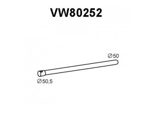 VENEPORTE VW80252 išleidimo kolektorius 
 Išmetimo sistema -> Išmetimo vamzdžiai
1H0253203K