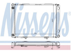 NISSENS 62766A radiatorius, variklio aušinimas 
 Aušinimo sistema -> Radiatorius/alyvos aušintuvas -> Radiatorius/dalys
201 500 48 03, 201 500 49 03, A2015004803