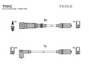 TESLA T701C uždegimo laido komplektas 
 Kibirkšties / kaitinamasis uždegimas -> Uždegimo laidai/jungtys
59998031, 803998031