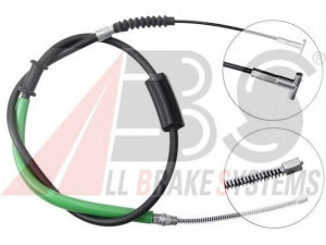 A.B.S. K13668 trosas, stovėjimo stabdys 
 Stabdžių sistema -> Valdymo svirtys/trosai
46463911, 60812642