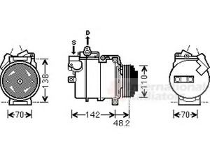 VAN WEZEL 0600K386 kompresorius, oro kondicionierius 
 Oro kondicionavimas -> Kompresorius/dalys
64526910460, 64528381233, 8381233