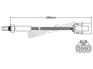 WALKER PRODUCTS 250-23523 lambda jutiklis 
 Variklis -> Variklio elektra
22690 61A00