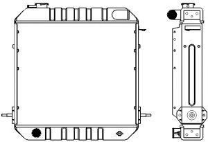 SAKURA  Automotive 1321-0304 radiatorius, variklio aušinimas