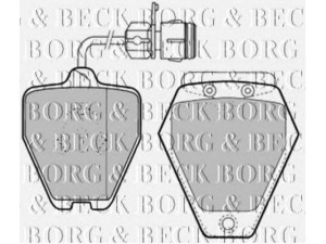 BORG & BECK BBP1577 stabdžių trinkelių rinkinys, diskinis stabdys
441615105AA, 441615106AA, 4D0615105D