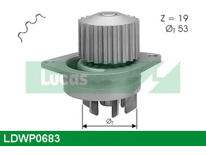 LUCAS ENGINE DRIVE LDWP0683 vandens siurblys 
 Aušinimo sistema -> Vandens siurblys/tarpiklis -> Vandens siurblys
1201A2, 1201E5, 1609417280, 1201A2