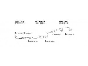 VENEPORTE 470036 išmetimo sistema 
 Išmetimo sistema -> Išmetimo sistema, visa