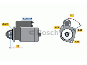 BOSCH 0 001 212 400 starteris 
 Elektros įranga -> Starterio sistema -> Starteris
027 911 023