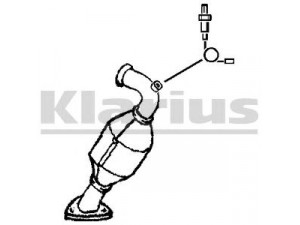 KLARIUS 322545 katalizatoriaus keitiklis 
 Išmetimo sistema -> Katalizatoriaus keitiklis
855193, 55353855, 55353855, 855193