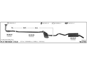 IMASAF 566000198 išmetimo sistema 
 Išmetimo sistema -> Išmetimo sistema, visa