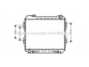 AVA QUALITY COOLING TO2165 radiatorius, variklio aušinimas 
 Aušinimo sistema -> Radiatorius/alyvos aušintuvas -> Radiatorius/dalys
1640065061, 1640065070, 1640065120