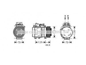 PRASCO MSK558 kompresorius, oro kondicionierius 
 Oro kondicionavimas -> Kompresorius/dalys
0002301611, 1192300011